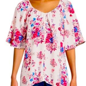 Pioneer Woman Sharkbite Hem Blouse